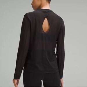 Lululemon Keyhole Mesh Long-Sleeve Shirt 6